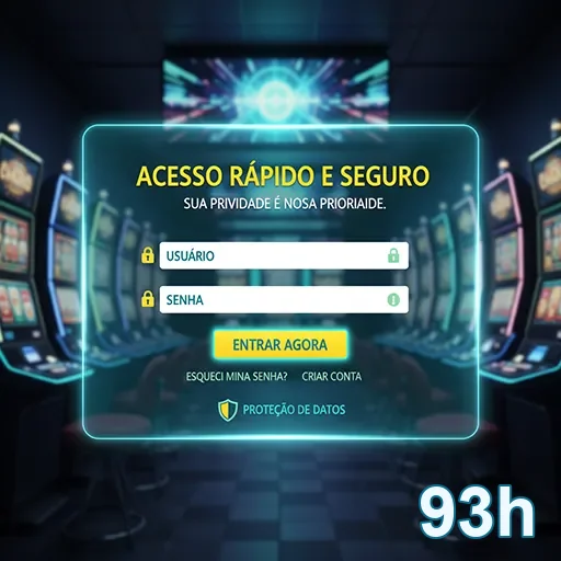 Tela de login da plataforma 93h com acesso seguro.