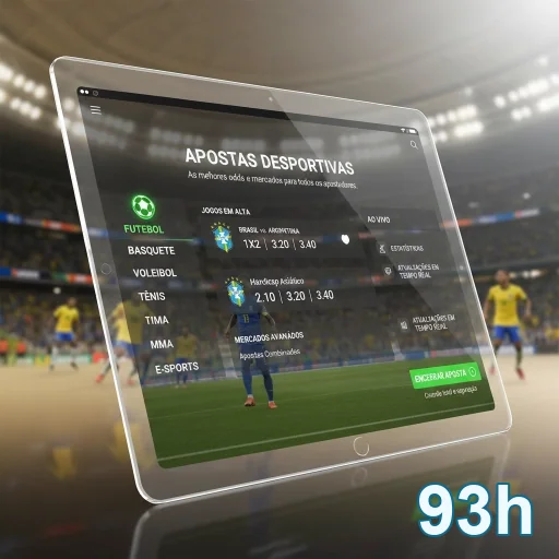 93h demonstra acesso mobile a apostas em eventos esportivos.