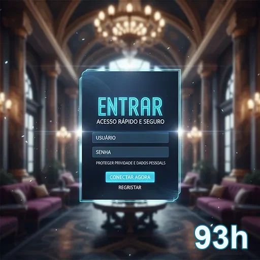 Tela de login da plataforma 93h com segurança e agilidade.