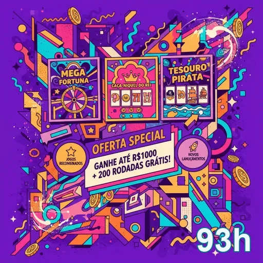 Tela do site 93h mostrando jogos de slots em destaque.