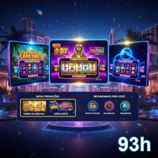 Slots vibrantes disponíveis no site 93h com bônus.