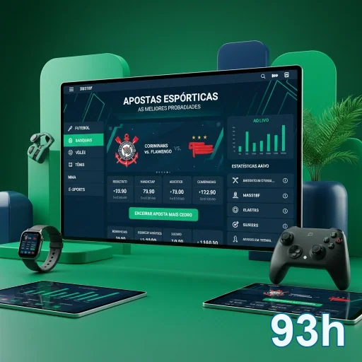 Serviços VIP de apostas esportivas no site 93h com jogos ao vivo.